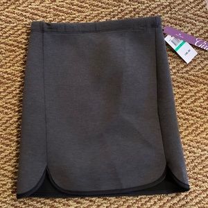 Grey kids side L Skirt